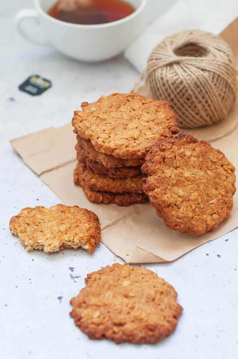 Healthy Sugar Free Anzac Biscuit Recipe | My Sugar Free Kitchen