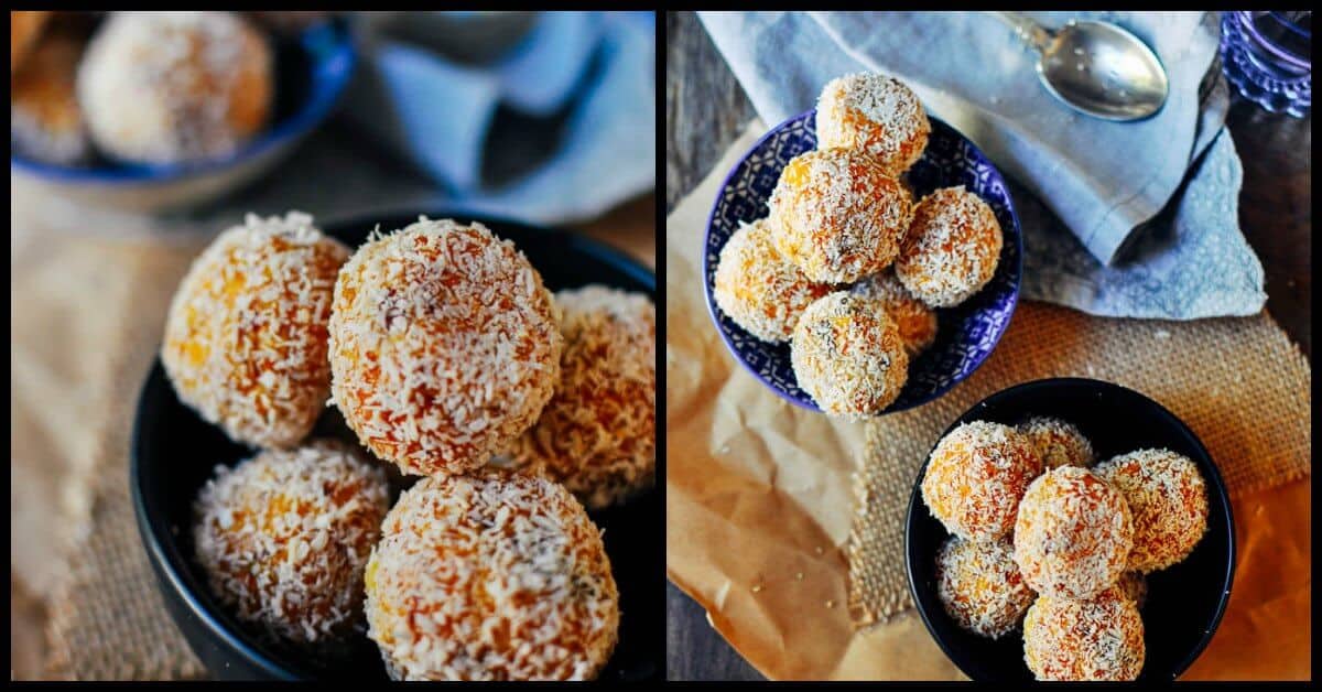 Quick and Easy Coconut Mango Easy Protein Balls Recipe My Sugar Free