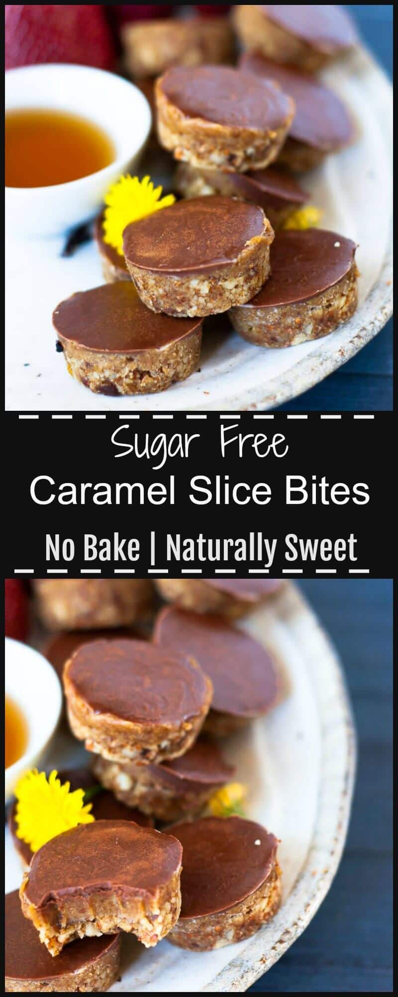 Sugar Free Caramel Slice Bites Recipe My Sugar Free Kitchen