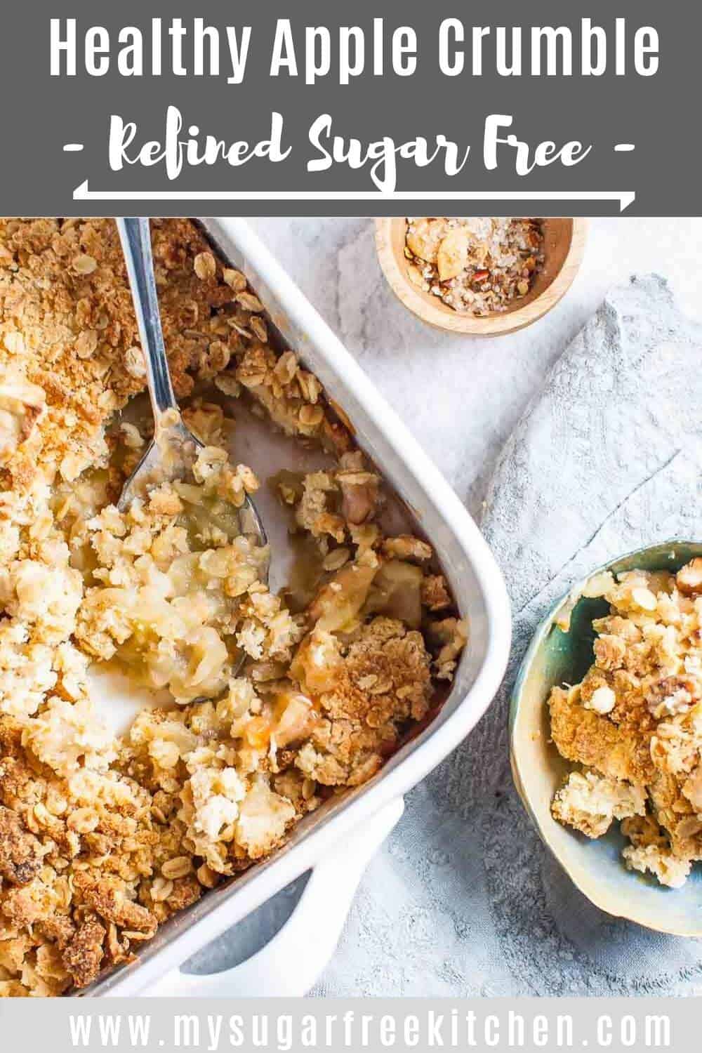 Sugar Free Apple Crumble Recipe | My Sugar Free Kitchen