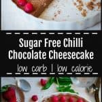 chilli chocolate cheesecake long pinterest pin