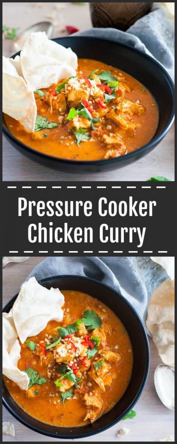 Pressure Cooker Chicken Korma Curry Recipe | My Sugar Free ...