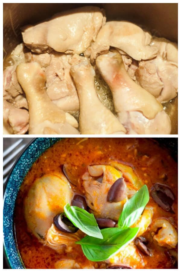 Pressure Cooker Chicken Cacciatore Recipe My Sugar Free Kitchen