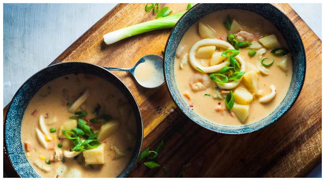 Seafood Chowder Recipe With Cream Cheese Besto Blog