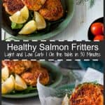 salmon fritters pinterest pin