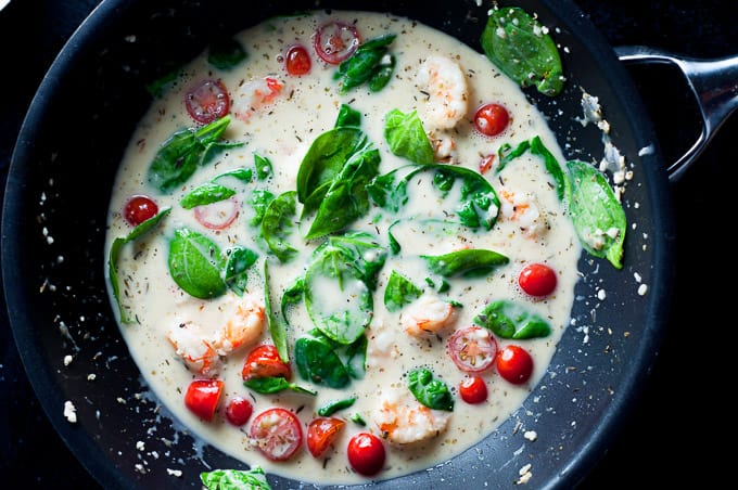 prawns in garlic sauce