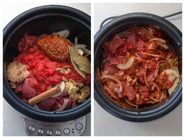 Beef Rogan Josh in the slow cooker