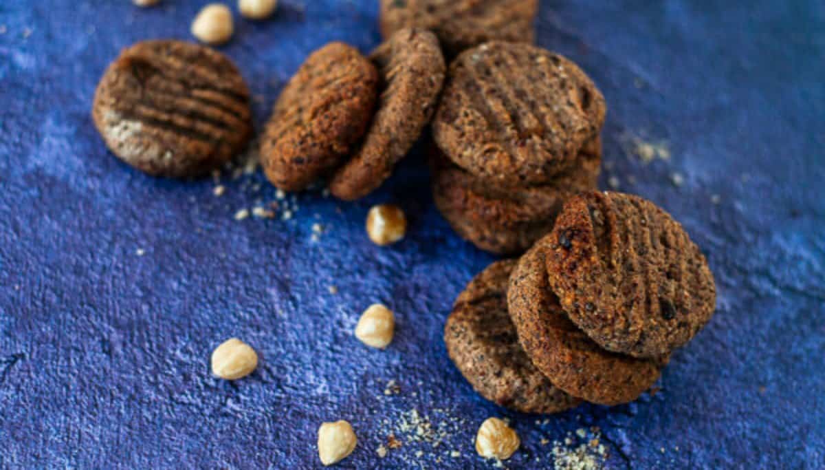 Hazelnut Meal Cookies with Chia & Cocoa Nibs My Sugar Free Kitchen