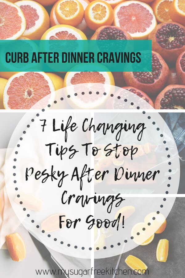 How to stop sweet cravings after dinner