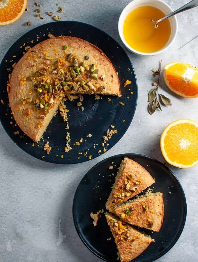 Orange Polenta Cake featured