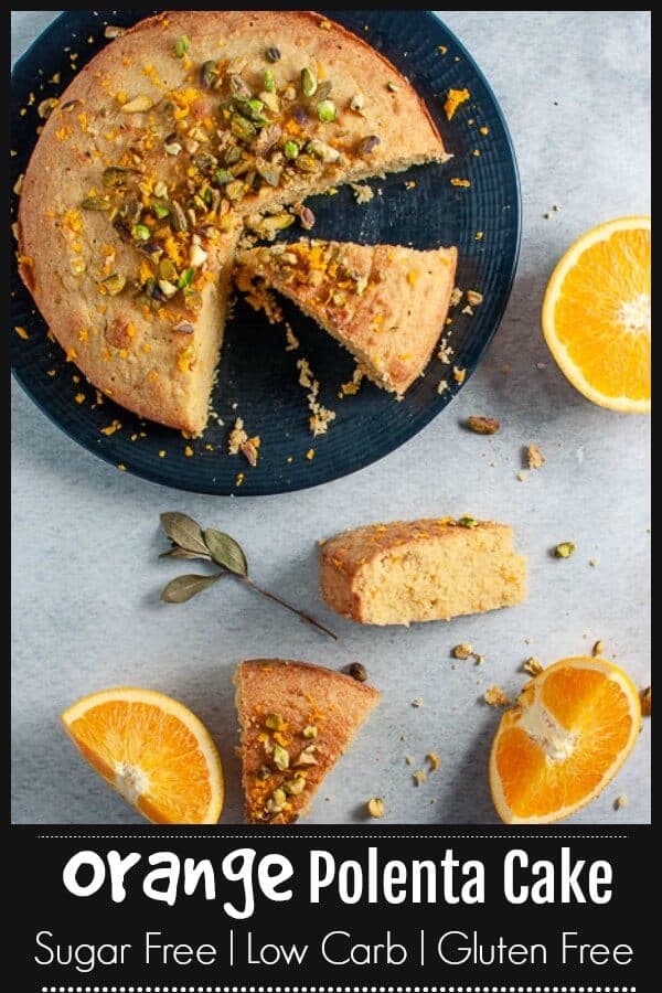 Healthy Orange Polenta Cake (sugar free & low carb) My Sugar Free Kitchen