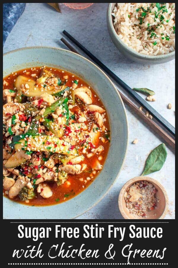 Sugar Free Stir fry Sauce with Chicken & Veg My Sugar Free Kitchen