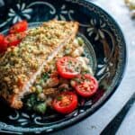 walnut crusted salmon featured image