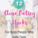 clean eating hacks - pinterest