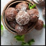 Choc Mint Bliss Balls