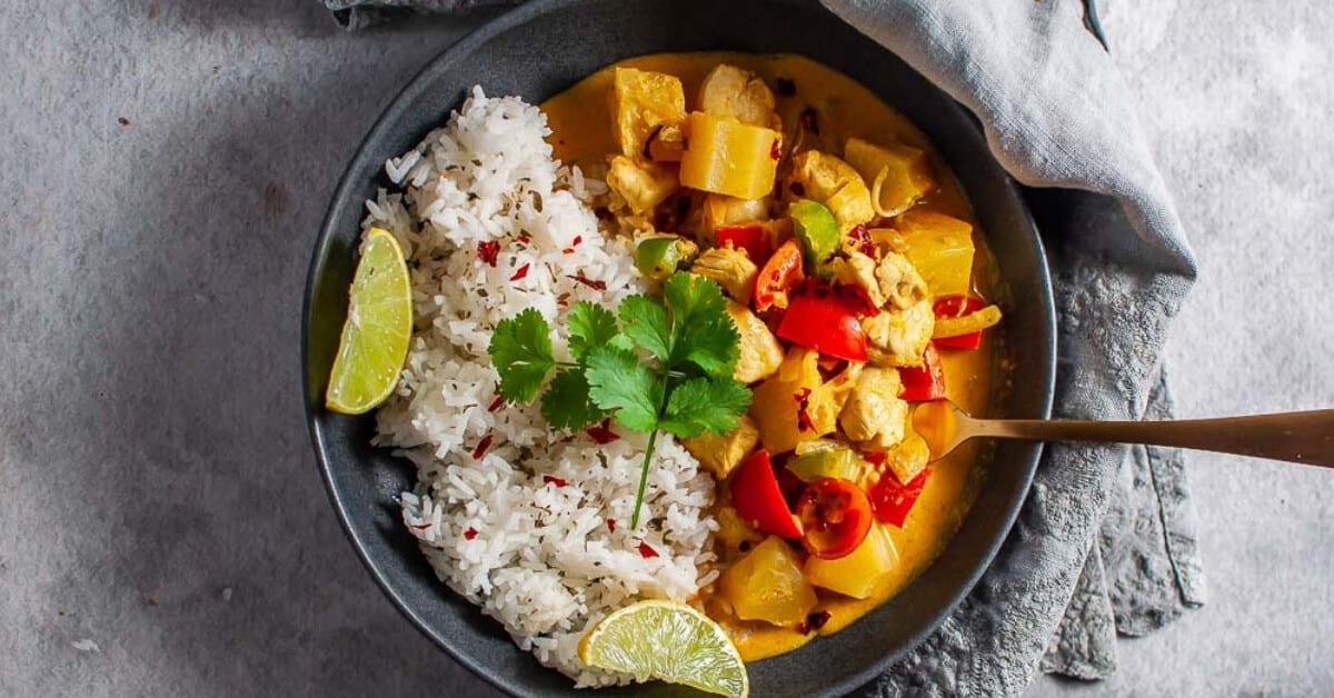 Healthy Thai Pineapple Chicken Curry My Sugar Free Kitchen