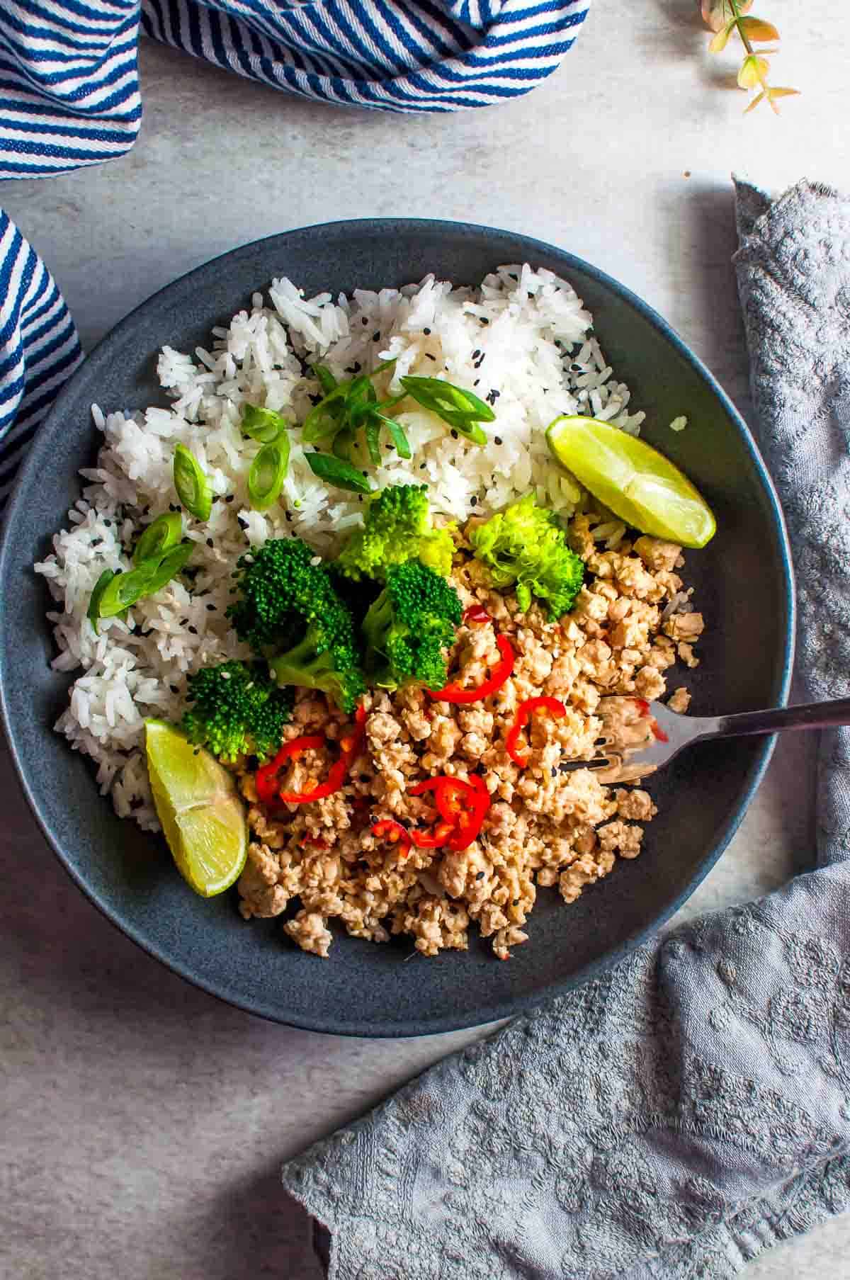 Thai garlic chicken with chilli