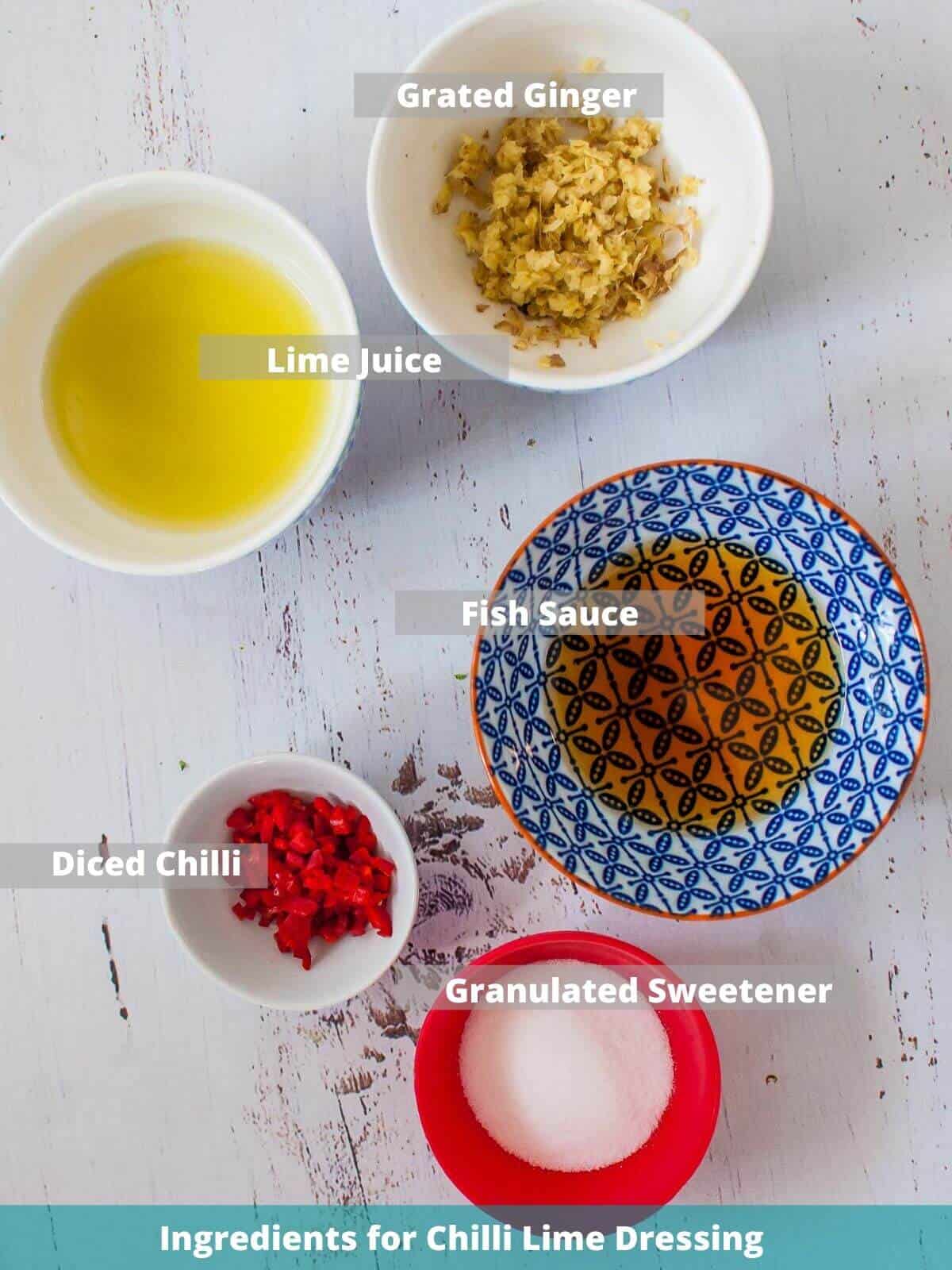 Chilli lime dressing ingredients