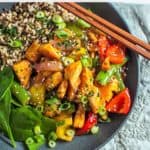 Salmon stirfry pinterest pin