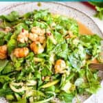 thai prawn salad - pinterest pin