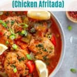 Chicken afritada pinterest pin