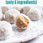 Coconut bliss balls pin