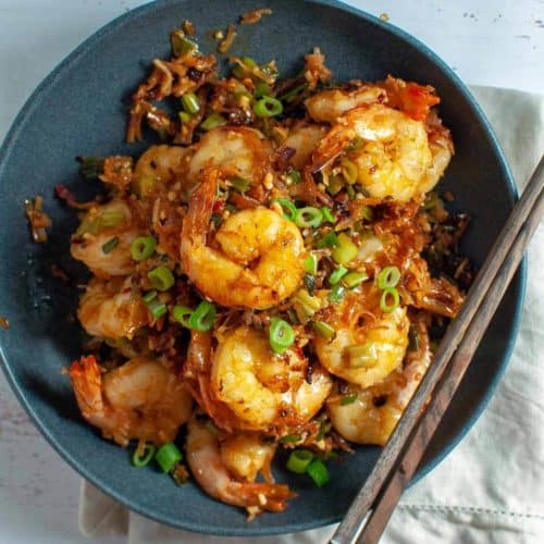 Crunchy butter prawns