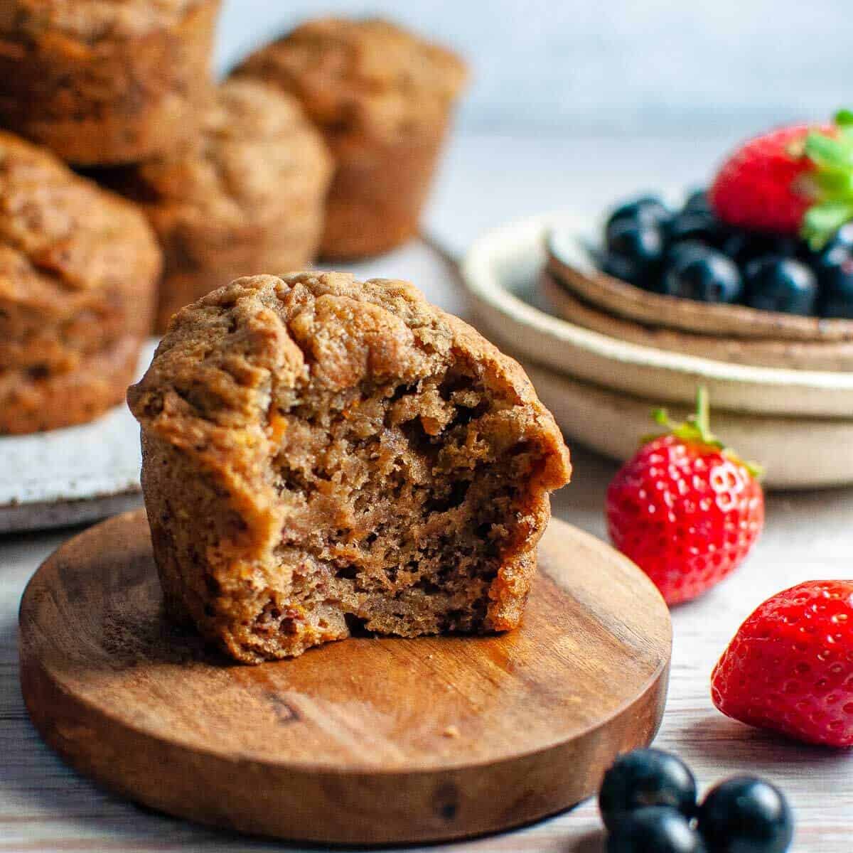 Easy Banana Carrot Muffins My Sugar Free Kitchen