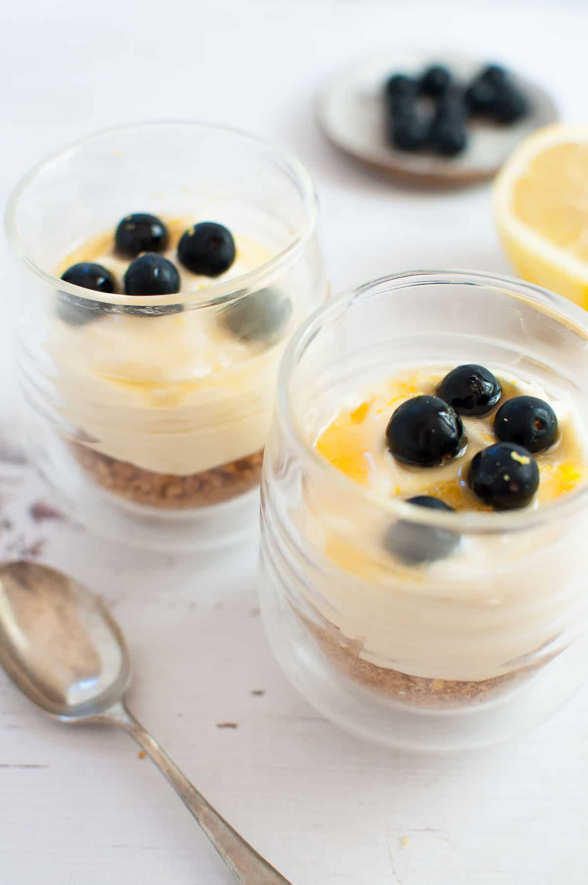 Sugar Free Lemon Cheesecake In A Glass