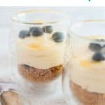 Lemon cheesecake cups - pin 8