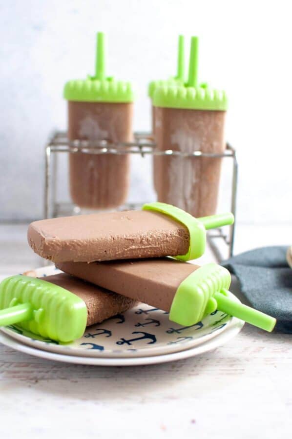 Chocolate Banana Popsicles | My Sugar Free Kitchen