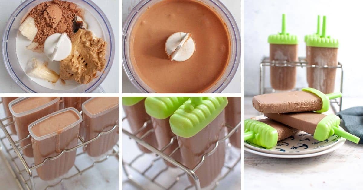Chocolate Banana Popsicles | My Sugar Free Kitchen