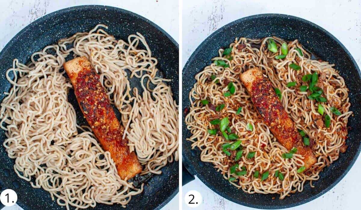15 Minute Salmon Noodles | My Sugar Free Kitchen