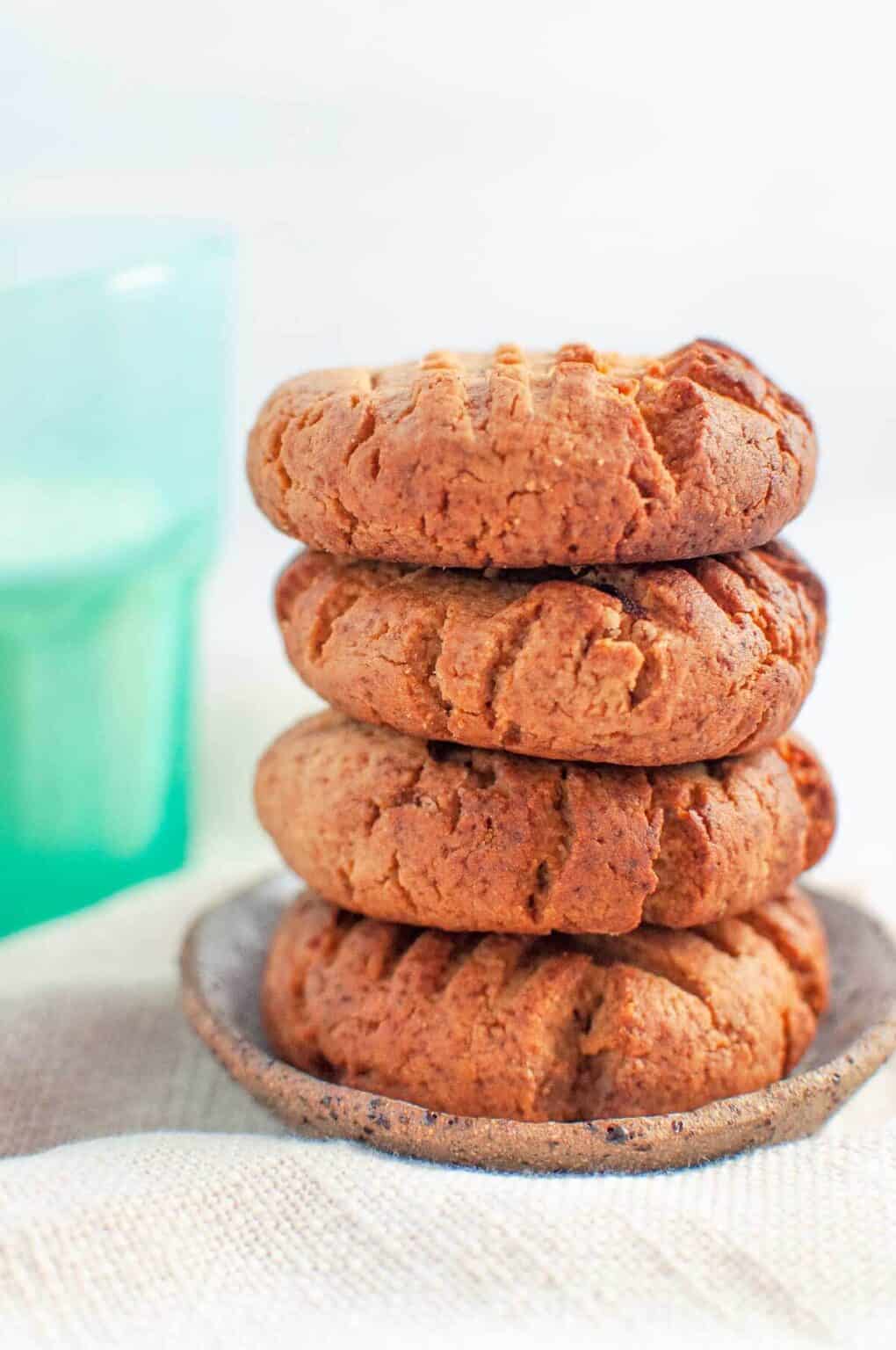 Almond Flour Peanut Butter Cookies My Sugar Free Kitchen