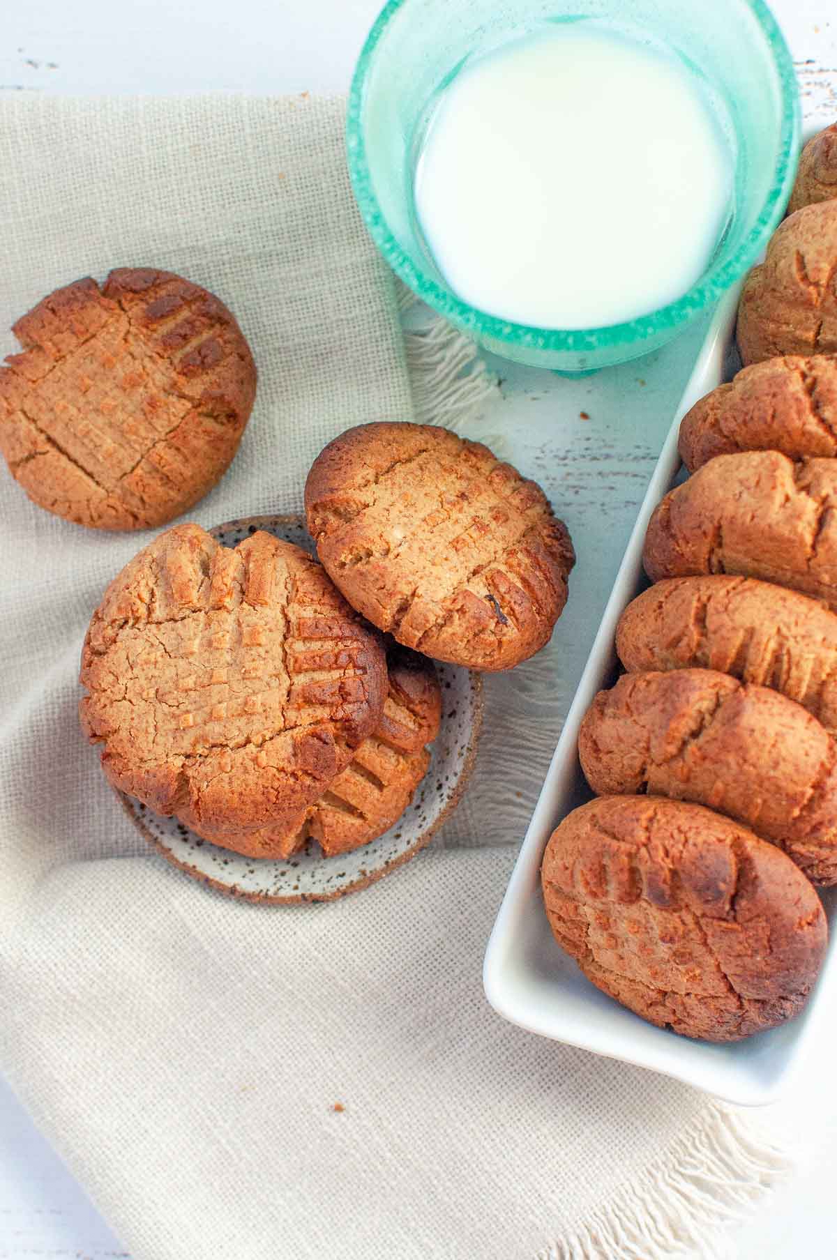Almond Flour Peanut Butter Cookies My Sugar Free Kitchen