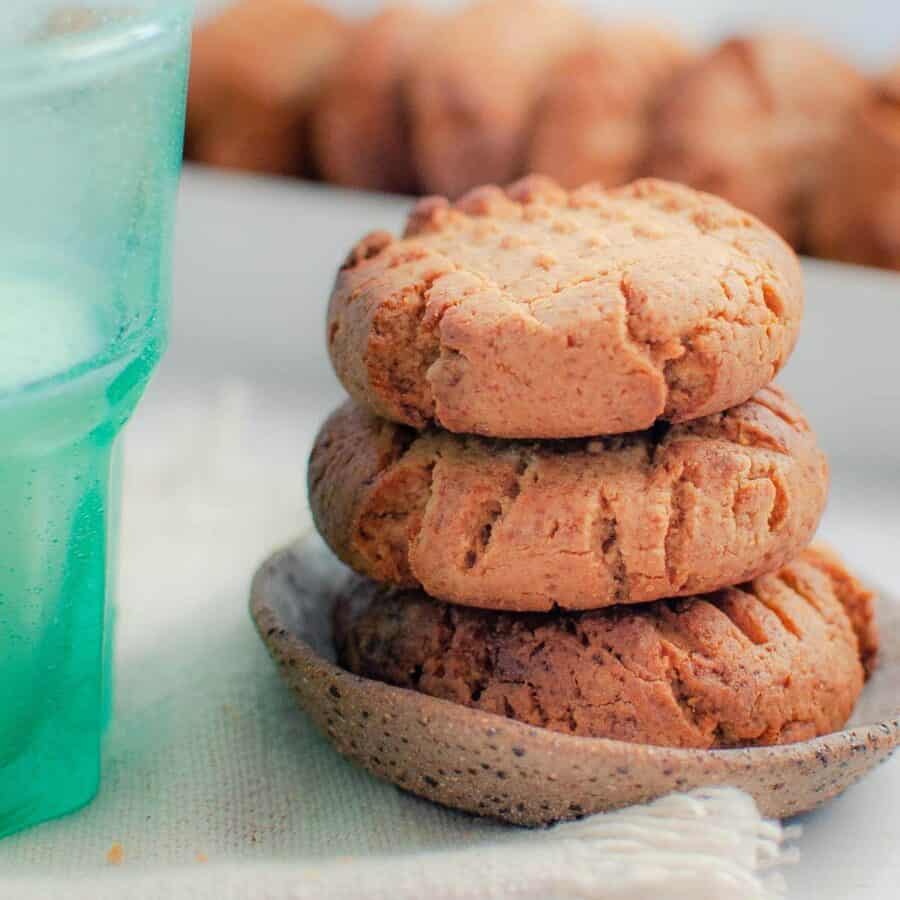 Almond Flour Peanut Butter Cookies My Sugar Free Kitchen