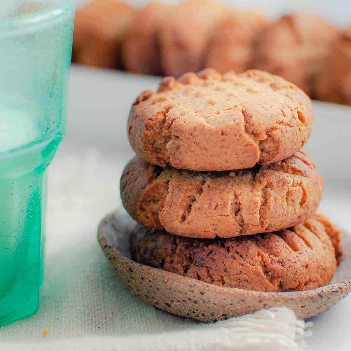 Almond Flour Peanut Butter Cookies My Sugar Free Kitchen