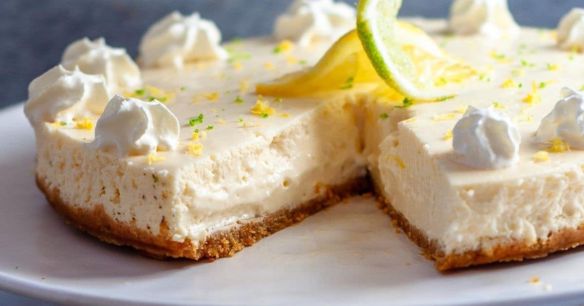Lemon and Lime Cheesecake My Sugar Free Kitchen