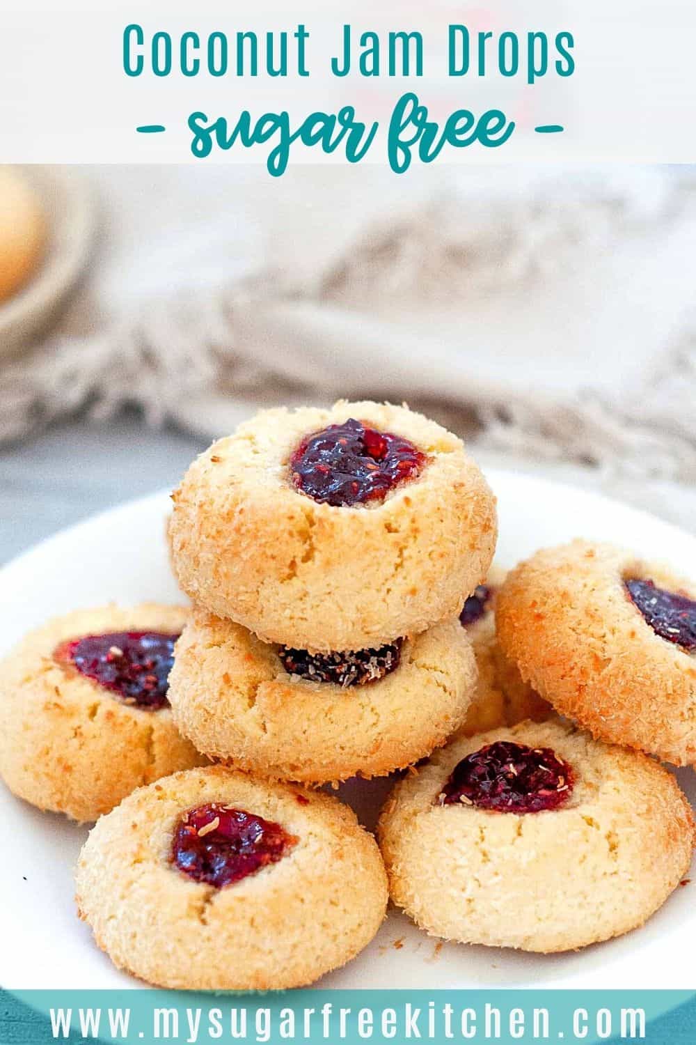 Coconut Jam Drops My Sugar Free Kitchen