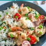 Creamy Garlic Prawns Pin
