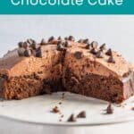 Almond meal chocolate cake pin