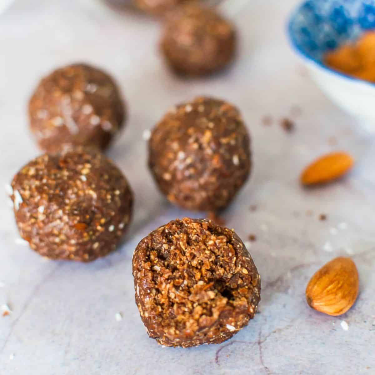 Almond Butter Bliss Balls - Sugar Free