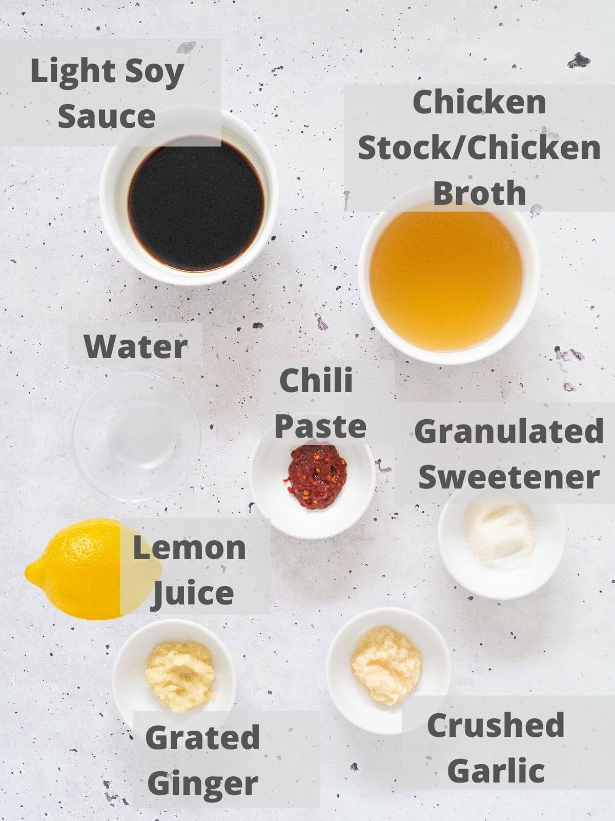 ingredients for sugar free stir fry sauce