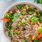 Vietnamese Beef Salad - pin