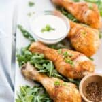 Air Fryer Chicken Drumsticks - pin
