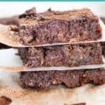 Chocolate Banana Brownies- pin