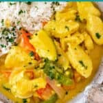 Coconut Chicken Curry - pin