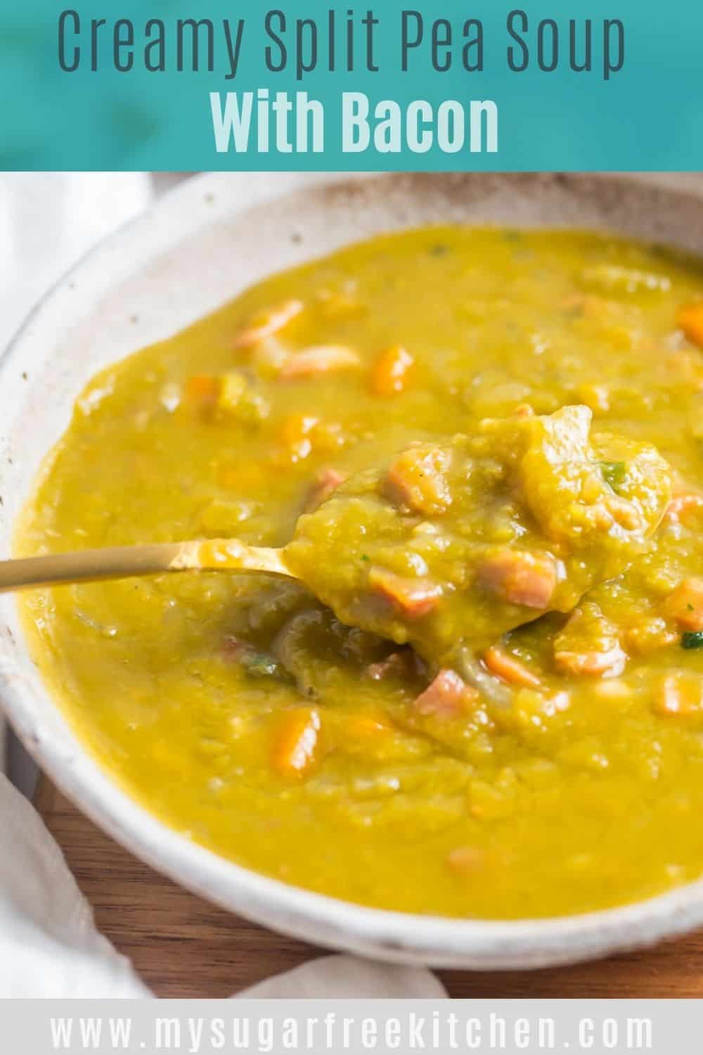 Split Pea Soup With Bacon My Sugar Free Kitchen