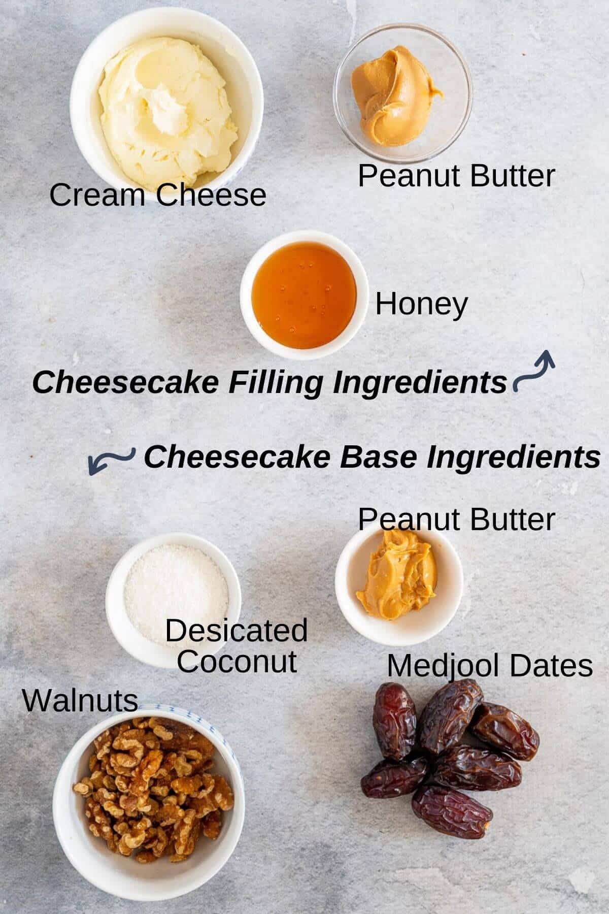 peanut butter cheesecake ingredients