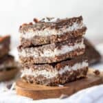 Chocolate Coconut Bars - pin